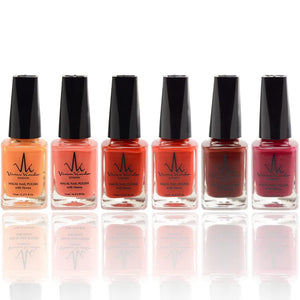 Set of 6 Henna Infused Permeable Nail Polish | Wudhu and Vegan image 0