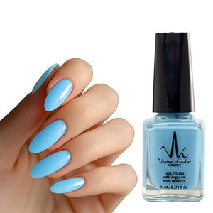 Blue Ice - Vivien Kondor Argan Care Nail Polish image 1