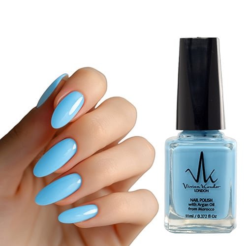 Blue Ice - Vivien Kondor Argan Care Nail Polish image 1