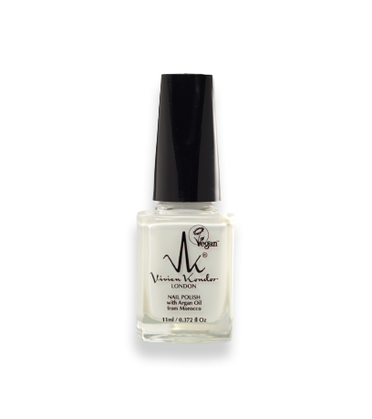 White - Vivien Kondor Argan Care Nail Polish image 2