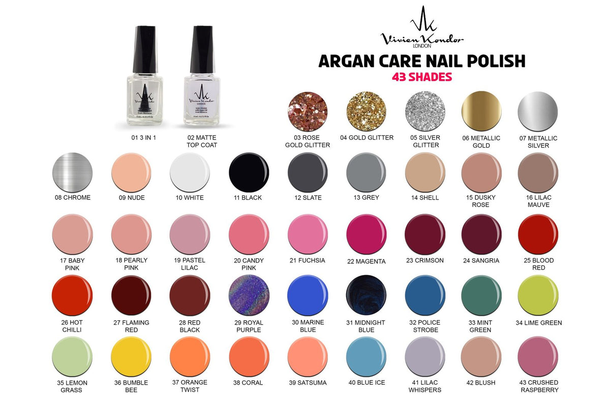 Metallic Gold - Vivien Kondor Argan Care Nail Polish image 3