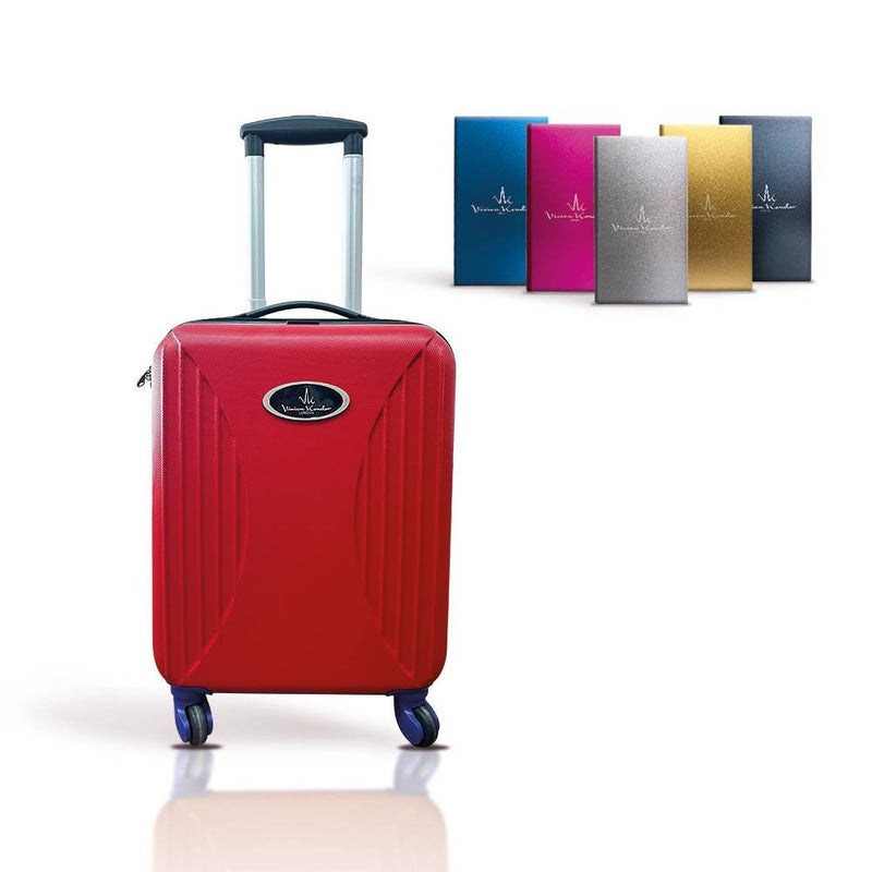 VK Travel Smart - (Red Cabin Suitcase + Powerbank) image 0