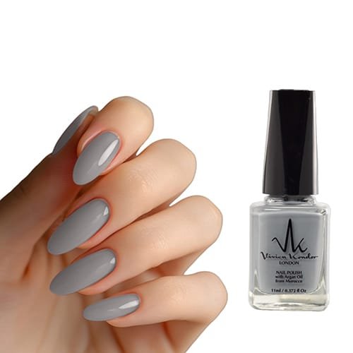 Grey - Vivien Kondor Argan Care Nail Polish image 1