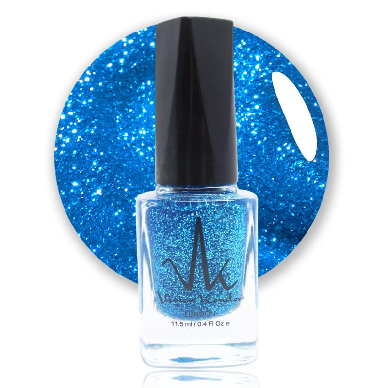 Blue Glitter - Vivien Kondor Classic Nail Polish image 0