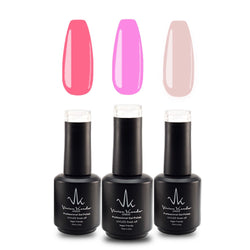 Vivien Kondor Gel Polish Trio (Hot Pink + Berry Twist + Pastel Nude) image 0
